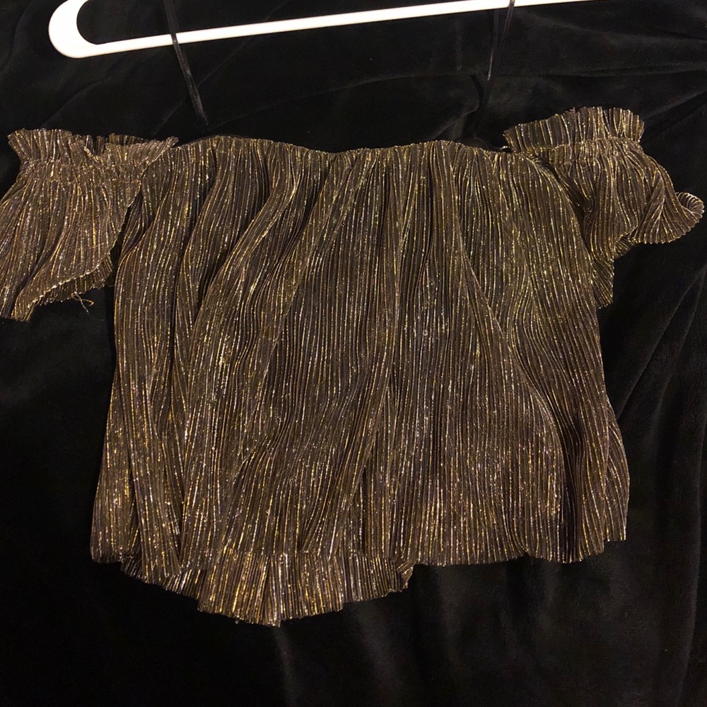 Off the shoulder crop top